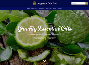 Augustus Oils Web Design
